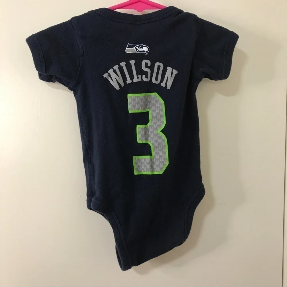 3/$15  Seattle Seahawks infant 3 Wilson onesie size 12 months